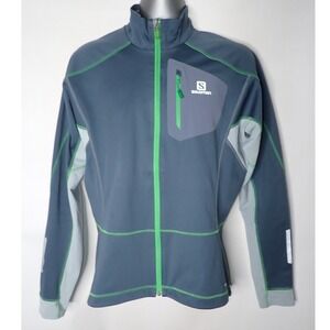 Salomon Equipe Soft Shell Jacket Men L Running Skiing Bike Advanced Skin Shield